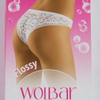 Черни памучни дантелени бразилиана бикини марка Wolbar - M, снимка 5 - Бельо - 31601775