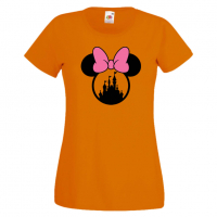 Дамска тениска Minnie Head 3 Подарък,Изненада,Рожден ден,, снимка 7 - Тениски - 36530087
