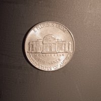 5 цента САЩ 2001 буква P, снимка 1 - Нумизматика и бонистика - 42881687