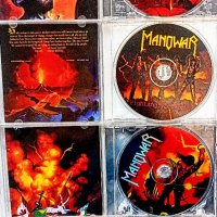 MENOWAR 4 броя CD диска, снимка 1 - CD дискове - 40865909