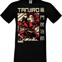 Мъжка тениска Demon Slayer Tanjiro Kamado 02,Анимация,игра,Празник,Повод,, снимка 2 - Тениски - 37936770