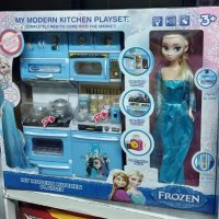 Кукла Елза с кухня и аксесоари, Кухнята на Елза Замръзналото кралство, снимка 1 - Кукли - 42863030