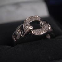 НОВИ Сребърни пръстени проба 925 родирани, снимка 10 - Колиета, медальони, синджири - 44725492