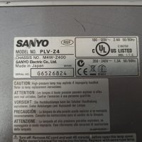 Проектор SANYO PLV-Z4, снимка 9 - Плейъри, домашно кино, прожектори - 31214315