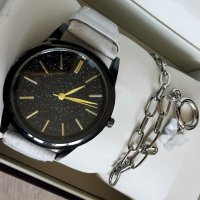 Подаръчен комплект Дамски часовник + гривна + кутия, снимка 1 - Дамски - 40765099
