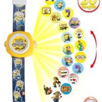 Миньон Миньони Minion 3D детски часовник прожектор, снимка 1 - Детски - 31498343