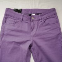 H&M нов дамски панталон с ниска талия и клоширани крачоли в лилав цвят р-р S (EU 38), снимка 9 - Панталони - 44405698
