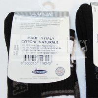2 чифта Santagostino 41-46 черен-сив,черен-син,черен-бежов италиански памучни мъжки чорапи , снимка 5 - Мъжки чорапи - 29478441