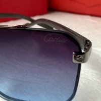 Cartier висок клас мъжки слънчеви очила с дървени дръжки, снимка 12 - Слънчеви и диоптрични очила - 42765597