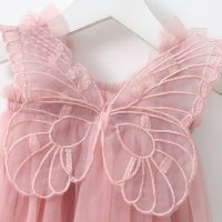 Детска рокличка с гръб пеперуда , снимка 5 - Детски рокли и поли - 44325554