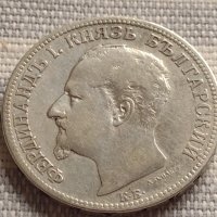 Сребърна монета 2 лева 1891г. Фердинанд първи Княз Български за КОЛЕКЦИОНЕРИ 40842, снимка 12 - Нумизматика и бонистика - 42832280