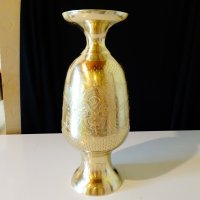 Великолепна британска бронзова ваза 30 см. , снимка 10 - Вази - 29420833