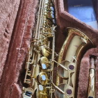 Saxophone Yamaxa Yas32 Purple logo-Ямаха Яс32 пърпъл лого, снимка 8 - Духови инструменти - 44555678