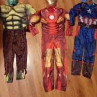 Високо качество костюм на Капитан Америка ,Хълк,Железния човек, снимка 1 - Детски панталони и дънки - 26914755