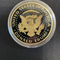 Монета Доналд Тръмп, снимка 3 - Нумизматика и бонистика - 39343065