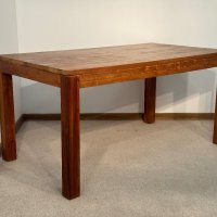 Масивна дървена маса с пейка сет , снимка 4 - Маси - 44246979