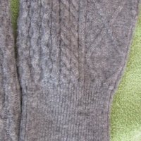 Сив пуловер от 100% кашмир, нов, размер L, Монголия, снимка 5 - Пуловери - 37431991