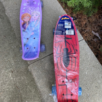 Детски скейтборди - Elza Frozen и Spiderman , снимка 3 - Скутери и тротинетки - 44640168
