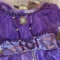 Рокля на принцеса София + подарък коронка. , снимка 13 - Детски рокли и поли - 36899258