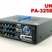 Аудио усилвател  Караоке, UKC PA-325BT, снимка 3 - Ресийвъри, усилватели, смесителни пултове - 31092545