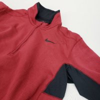 Nike Therma-Fit 1/2 Zip Оригинална Ватирана Спортна Термо Блуза (L), снимка 6 - Блузи - 38333706