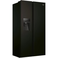 Двукрилен хладилник Side by side Haier HSR3918FIPB, 515 л, Total No Frost, Multi air Flow, Инверторе, снимка 1 - Хладилници - 40650035