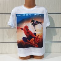 Нова детска тениска с трансферен печат Спайдърмен (SpiderMan), снимка 7 - Детски тениски и потници - 37494880