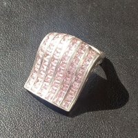 Уникален сребърен пръстен проба 925 / морганит, снимка 8 - Пръстени - 40455917