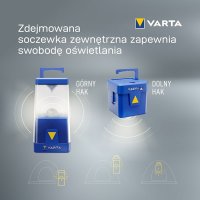 ЛЕД лампа за къмпинг LED фенер Varta за туризъм палатка лов риболов, снимка 3 - Къмпинг осветление - 42892571