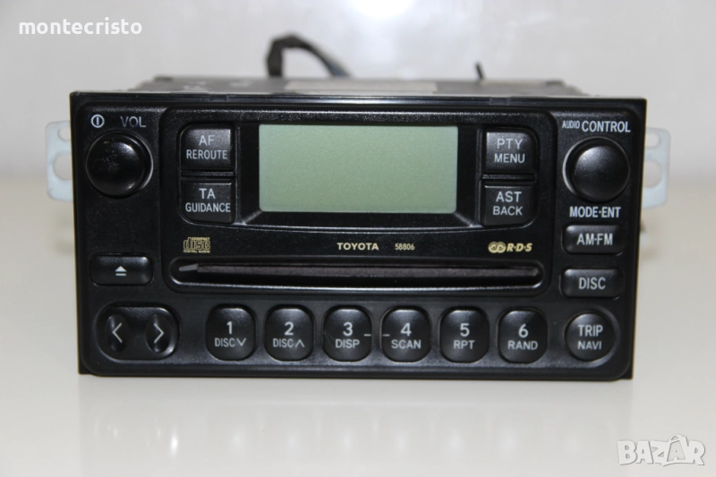 CD RADIO Toyota Rav-4 (2000-2005г.) 86120-42061 / 8612042061 Тойота Rav4 касетофон плеър, снимка 1