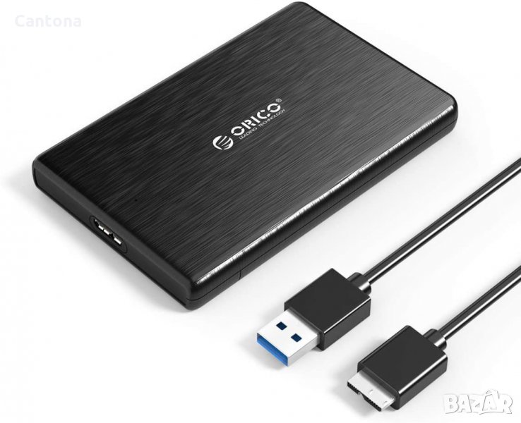 ORICO кутия за 2.5 "SATA SSD, HDD, USB 3.0 към SATA адаптер, UASP ускорение, снимка 1
