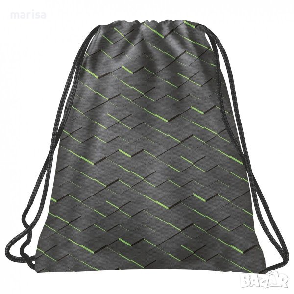Торба за спорт зелени шарки Back UP, PIXEL Код: 095087, снимка 1