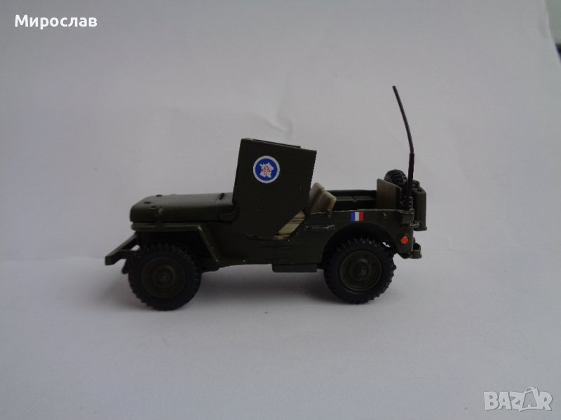  VICTORIA 1/43 JEEP WILLYS ИГРАЧКА КОЛИЧКА ВОЕНЕН МОДЕЛ ДЖИП, снимка 1