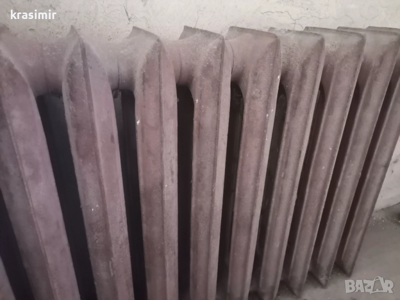 Чисто нов  неизползван чугунен радиатор за парно 10 ребра, снимка 1