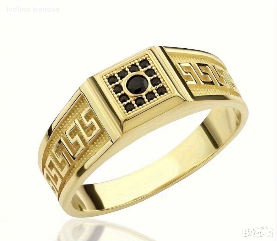 Стилен мъжки пръстен, снимка 1