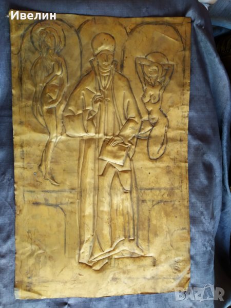 авторско медно пано, снимка 1