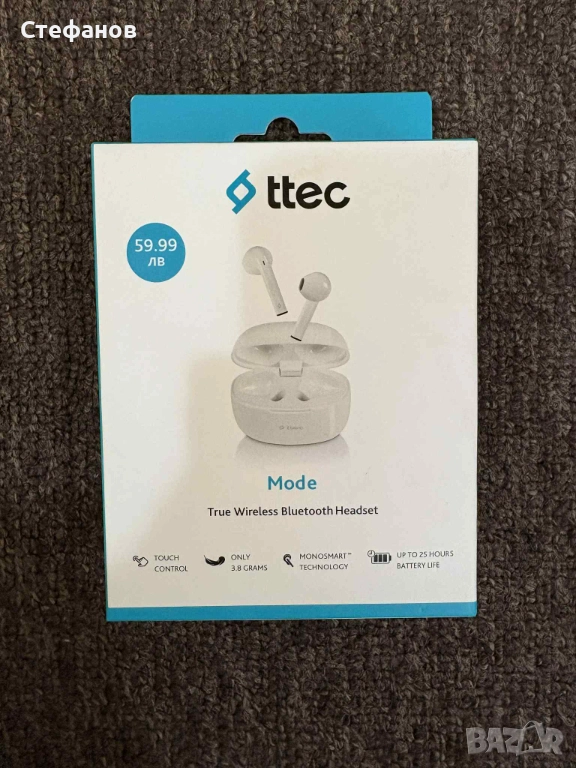 Нови слушалки ttec Mode,неотварян кутия , снимка 1
