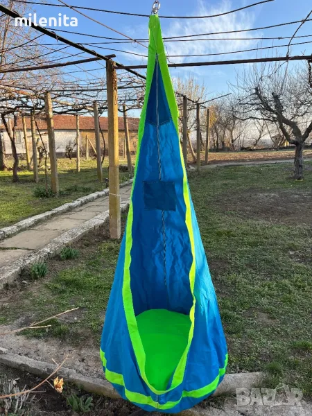 Детска люлка, тип палатка като нова, снимка 1