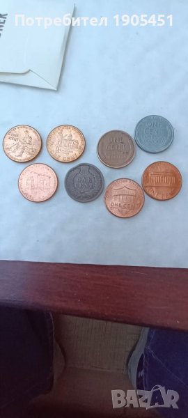 Цент.САЩ.Индиански,Линкълн.Включително и стоманени от 1943г.И юбилейни те от 2009г., снимка 1