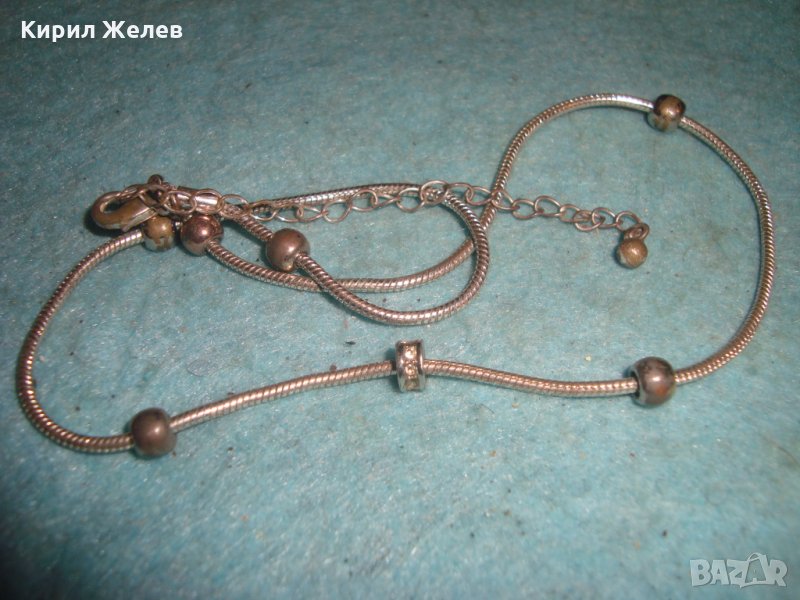 ФЕШЪН АРТ СРЕБРИСТО КОЛИЕ ТИП ПАНДОРА 74491, снимка 1