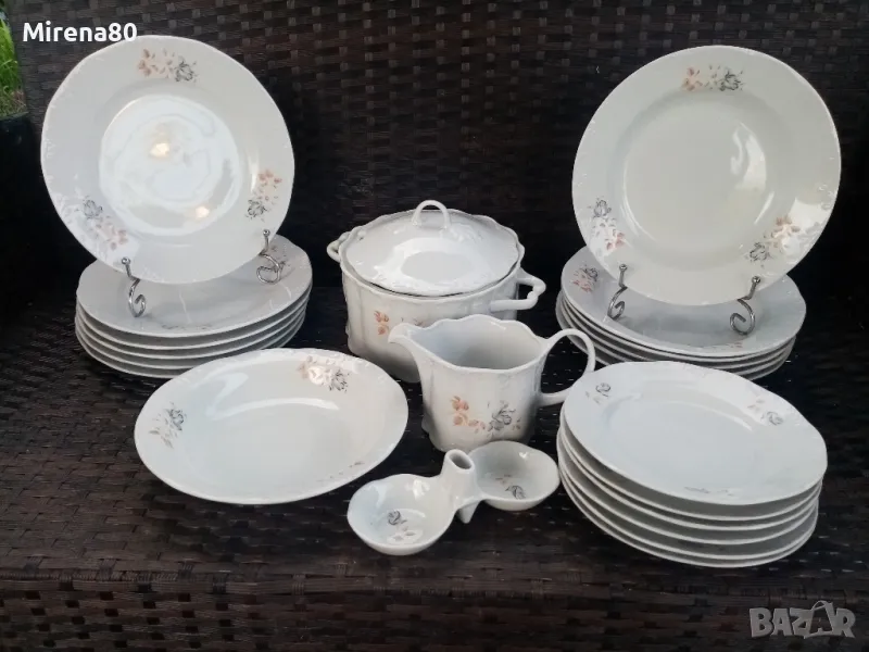 Български сервиз за хранене - 22 части - нов !, снимка 1