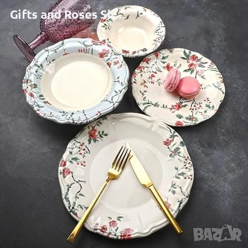 Порцеланов сервиз за хранене за 6 души, 24 части, снимка 1