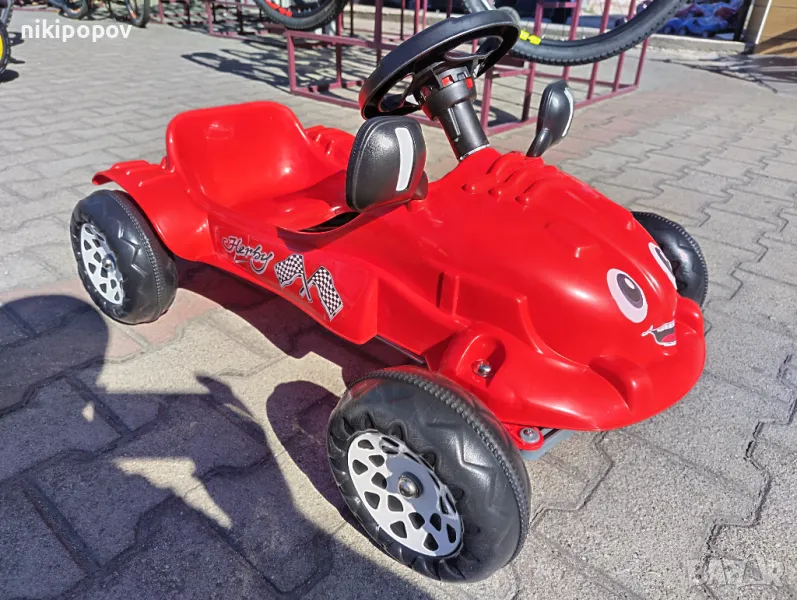 PILSAN Детска кола с педали HERBY червен, снимка 1