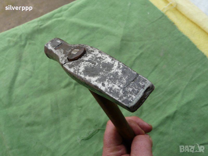  Стар ръчно кован каменарски чук - 180 , снимка 1