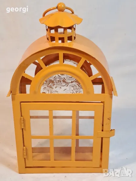 декоративен метален фенер свещник 5/4, снимка 1