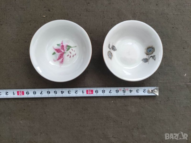 Продавам Малки порцеланови силнички Китка , снимка 1