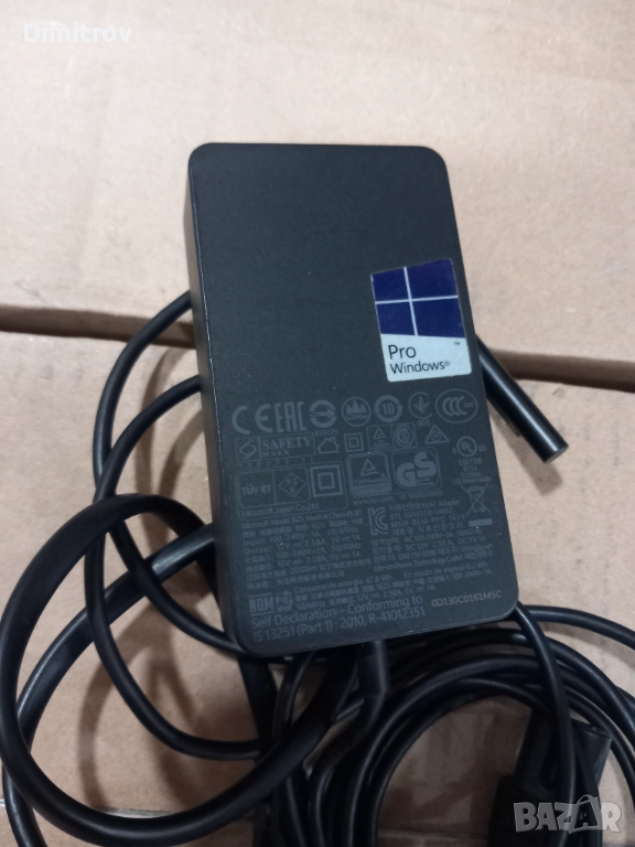 Захранващ адаптер Microsoft за Microsoft Surface Pro 3 и Microsoft Surface Pro 4, снимка 1
