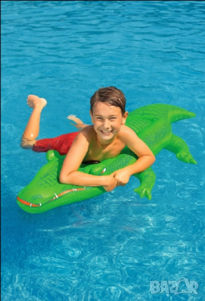 Надуваем дюшек във формата на крокодил, снимка 1