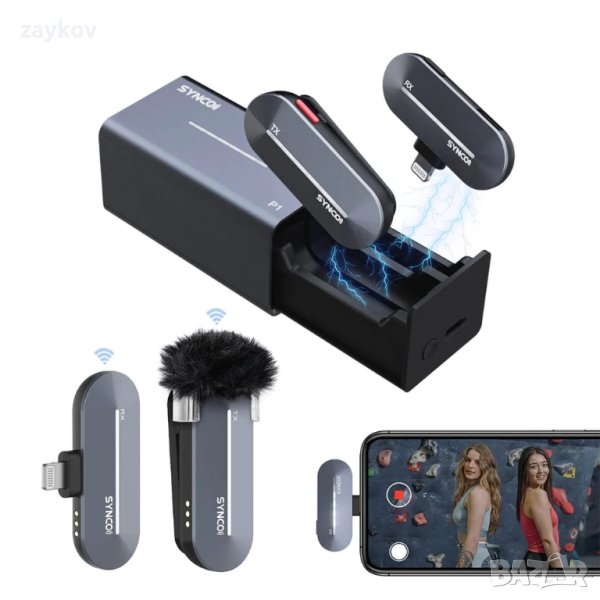 SYNCO P1S  телефонен микрофон за шумопотискане, снимка 1
