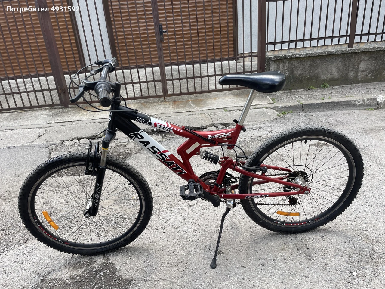 Планински велосипед Passati Blaster 26", с преден и заден амортисьор, снимка 1